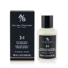 THE ART OF SHAVING - 2 In 1 After-Shave Balm & Daily Moisturizer - Olibanum + Pepper 728283 100ml/3.3oz