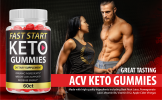 3-Fast Start Keto Gummies; Fast Start ACV Gummies; Weight Loss Gummies; 180ct